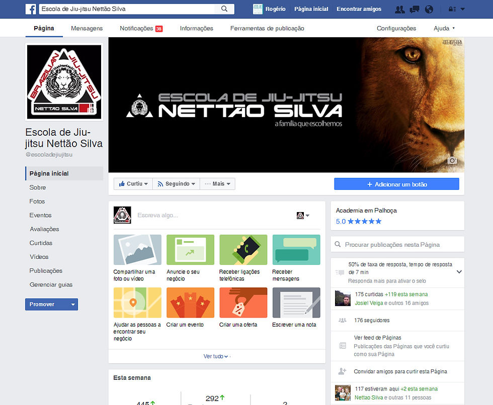 Fanpage - Jiu Jitsu Nettão Silva