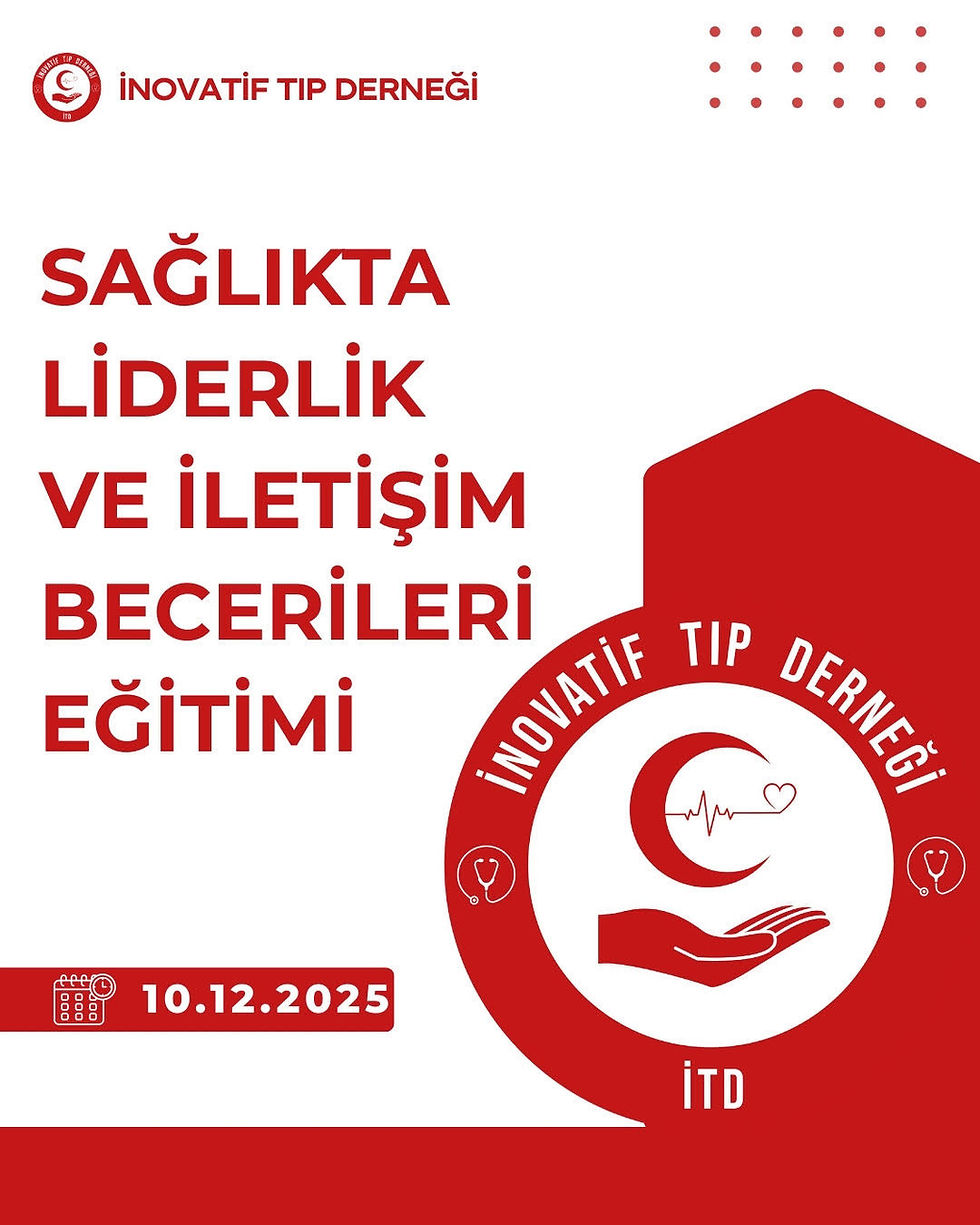 İNOVATİF TIP DERNEĞİ, TRAKYA KALKINMA AJANSI 2025 YILI TEKNİK DESTEK PROGRAMINA "SAĞLIKTA LİDERLİK VE İLETİŞİM BECERİLERİ EĞİTİMİ" İLE BİRİNCİ SIRADAN KABUL ALDI