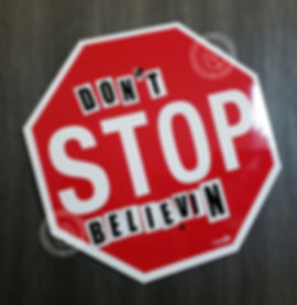 St John Signs: Don't Stop Believin' (Metal)