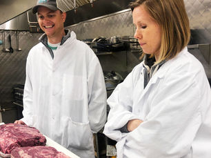 A cut of beef ready for aging