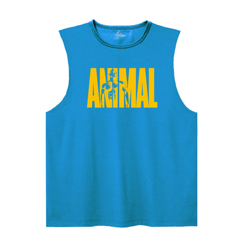 Thumbnail: Gym Animal Clothing Mens Tank Top Sleeveless T Shirt Basketball Outdoor Mesh Bre