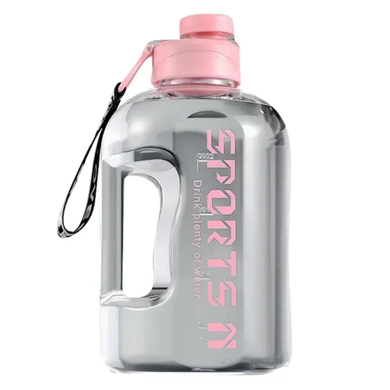 Thumbnail: 1.7L/2.7L Portable Large Capacity Water Bottle Sports Water Bottle Gym Cycling C