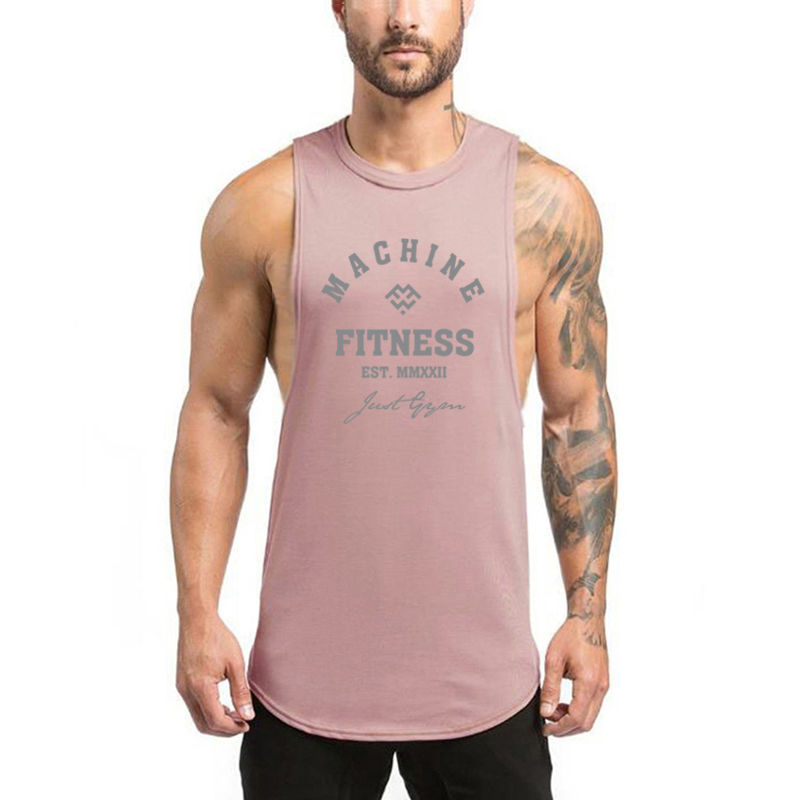 Thumbnail: Gym Bodybuilding Workout Fitness T-Shirts Mens Casual Sport Sleeveless Singlets 