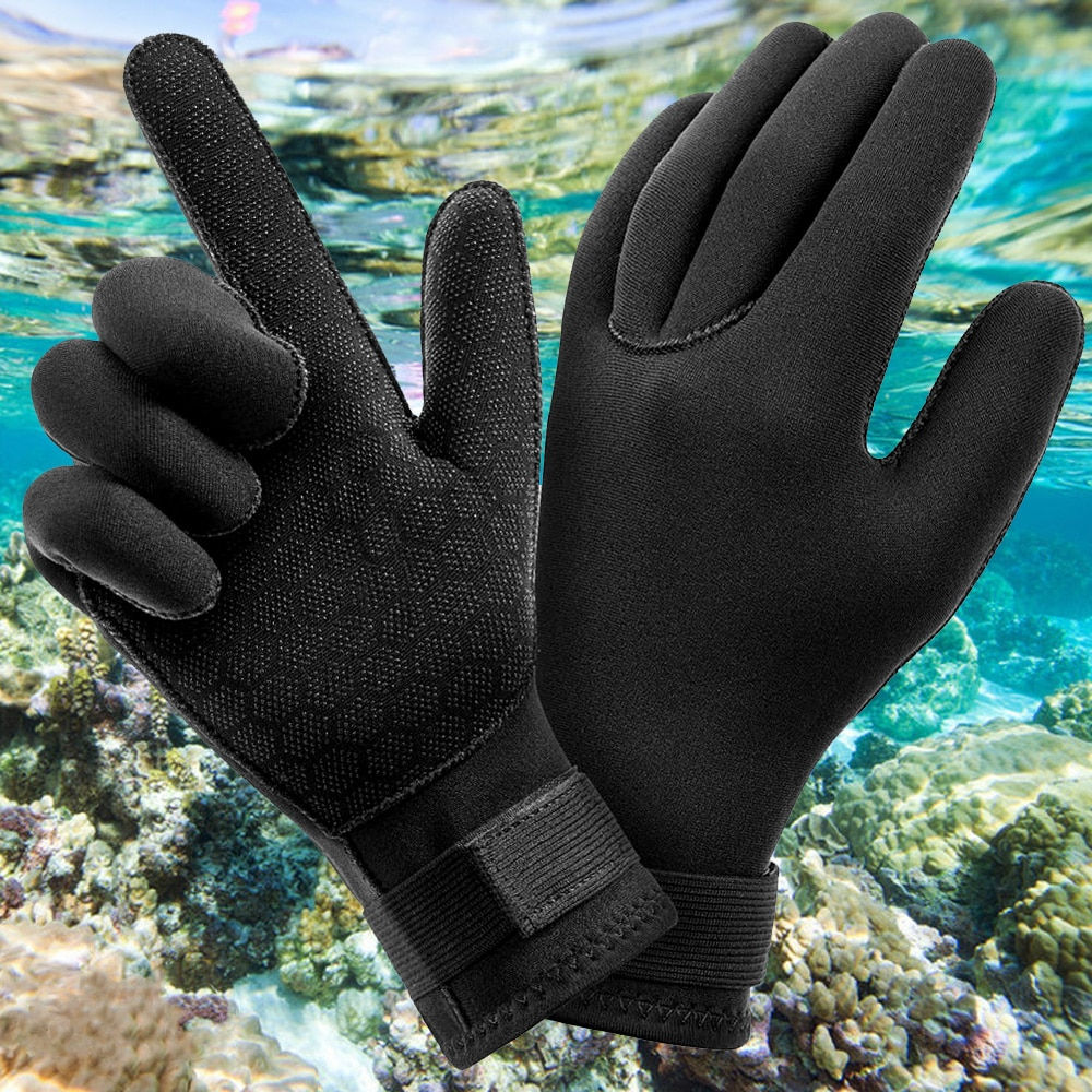 3mm Wetsuit Gloves Thermal Anti Slip Neoprene Scuba Diving Gloves Surfing Gloves