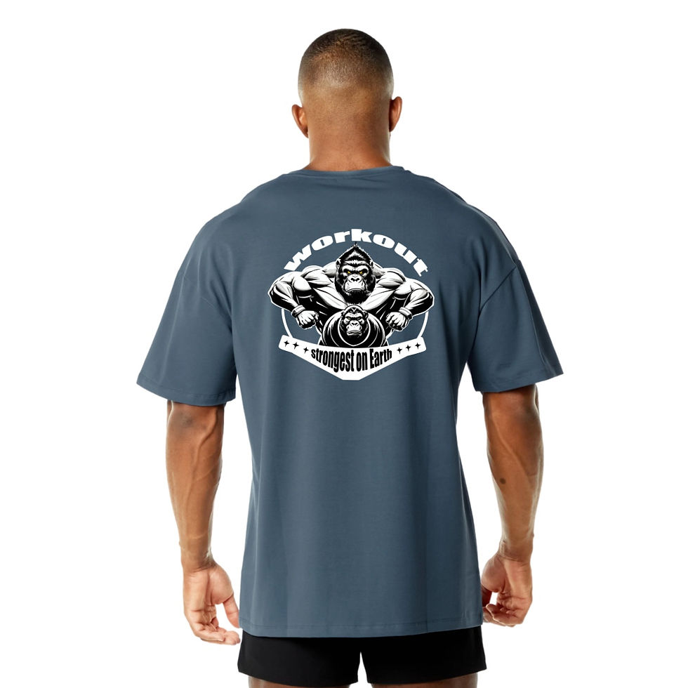 Thumbnail: Gym Sport T Shirt Men Cotton Short Sleeve Top Man Workout Bodybuilding Tee