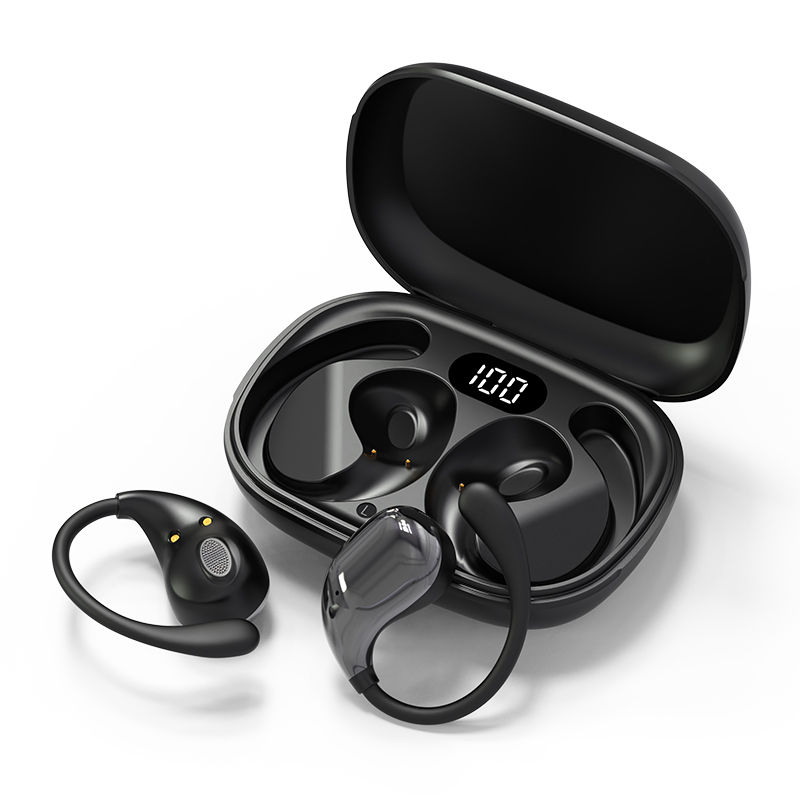 Thumbnail: Bluetooth 5.4 Ear Hook Headphones TWS Wireless Earphones HiFi Stereo Waterproof 