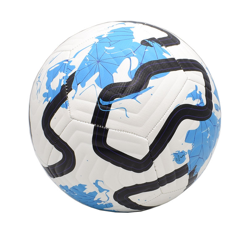 Thumbnail: Soccer Balls Standard Size 5 Machine-Stitched Ball PU Material Sports League Out