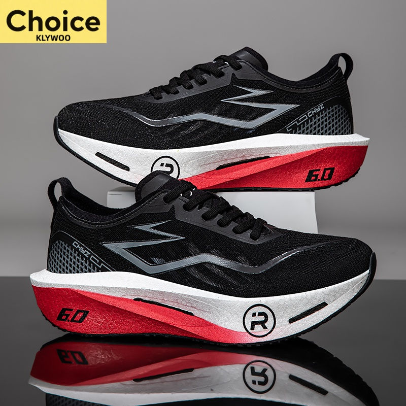 Thumbnail: New Sports Shoes for Men Women Running Sneakers Carbon Plate Male Marathon Racin