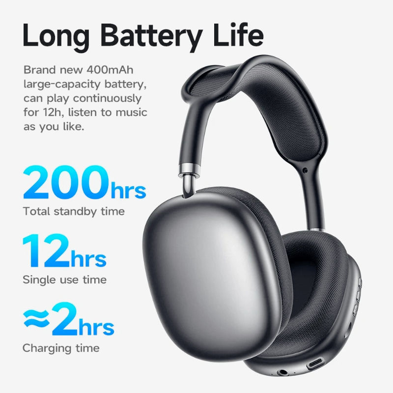 Thumbnail: Borofone Bo22 Sports Earphones Wireless Bluetooth Overhead Deep Bass Plastic Mat