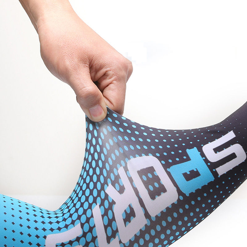 Thumbnail: Sport Ice Arm Sleeves for Men Cycling UV Solar Cuff Breathable Summer Sun Protec