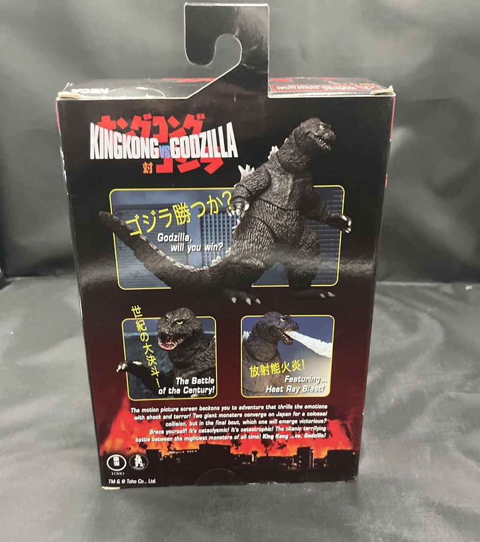 Thumbnail: NECA Godzilla Vs King Kong Figure Model 65th Anniversary NEVER OPENED IN BOX