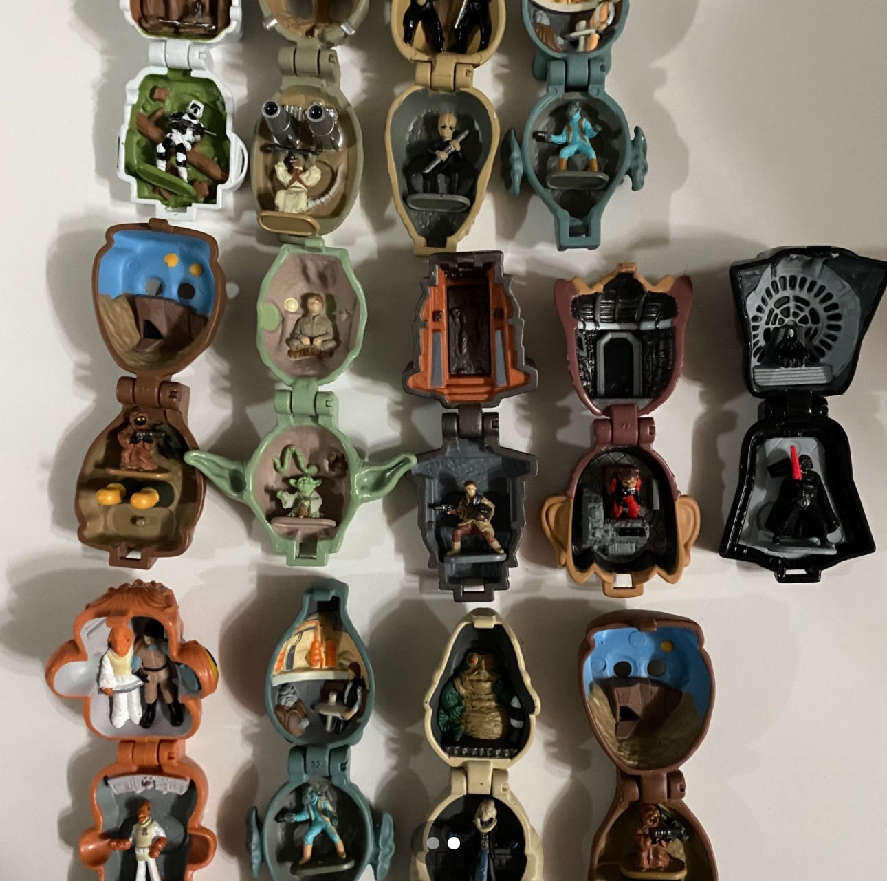  Vintage 1994 Star Wars Galoob Micro Machines Complete