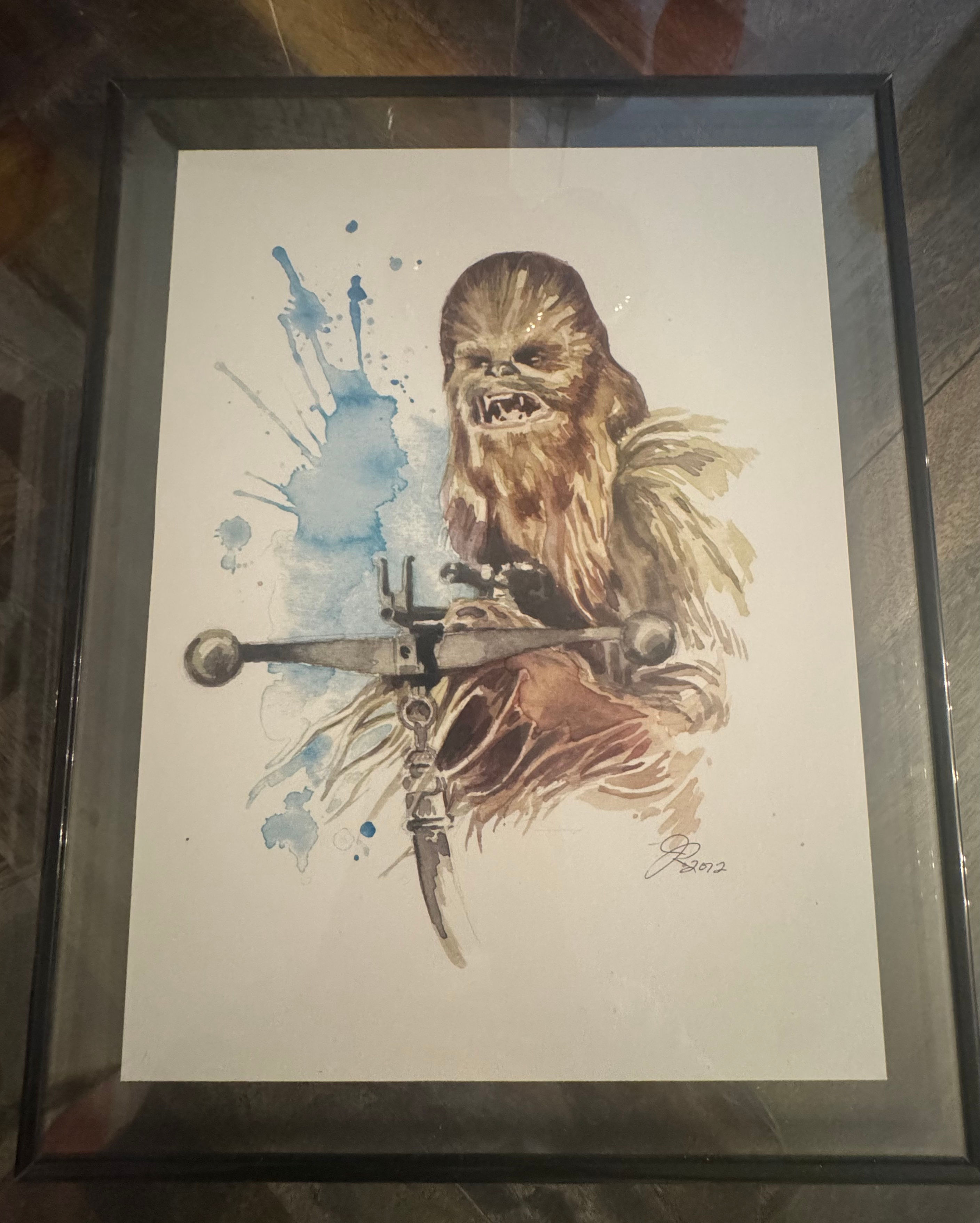 ✨Star Wars Watercolour Chewbacca✨