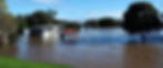 Recreation reserve in flood