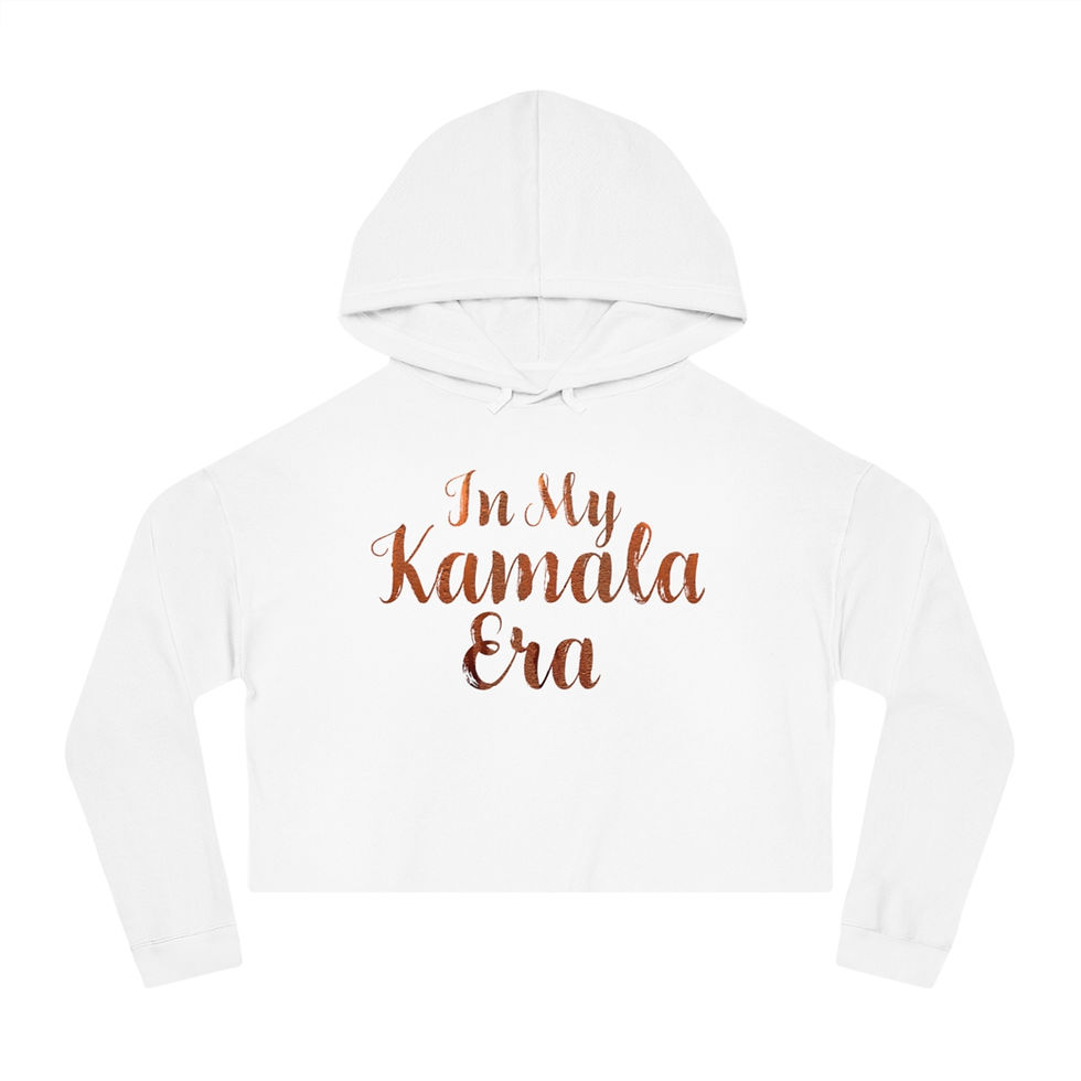 Thumbnail: In My Kamala Era | Cropped Hooded Sweatshirt