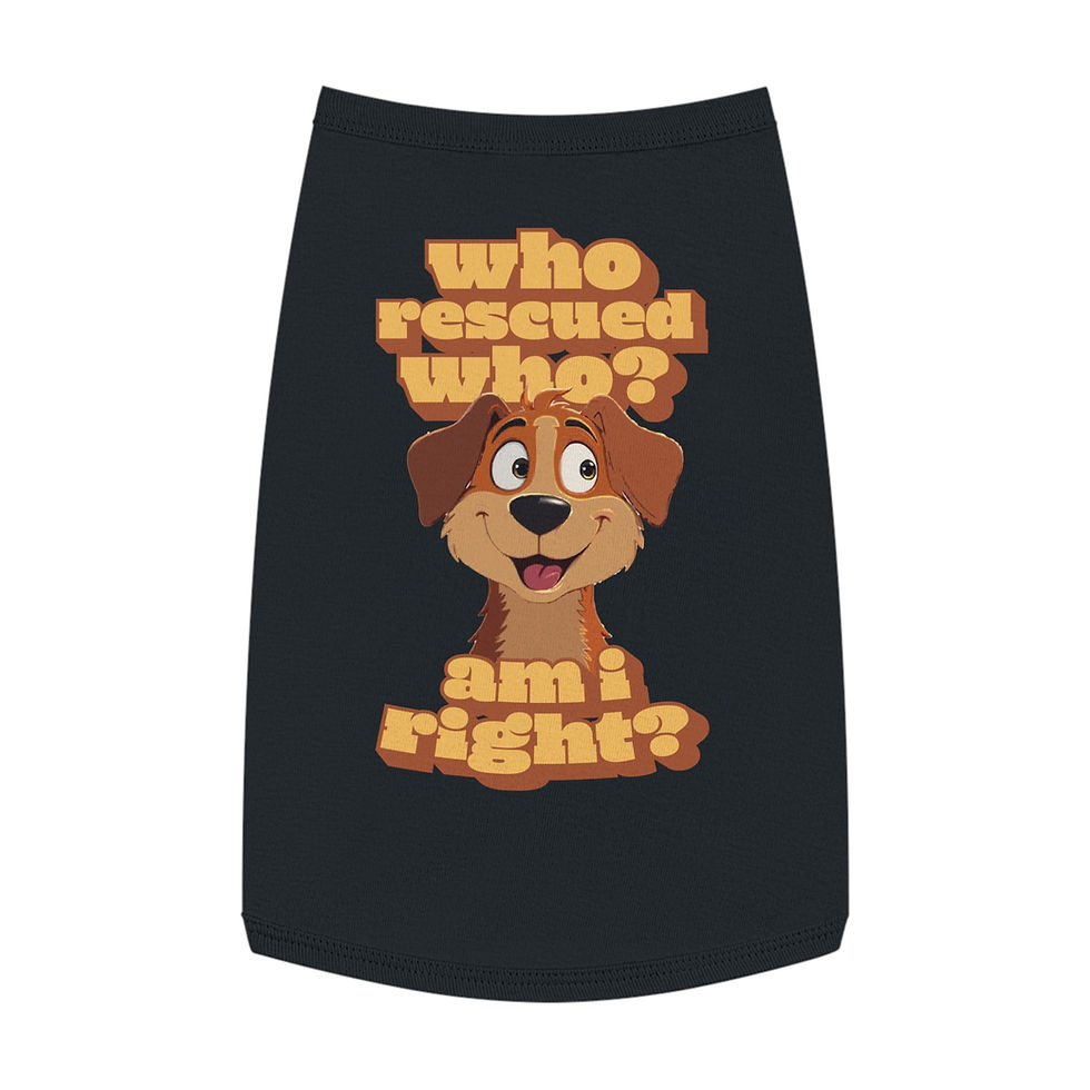 Thumbnail: Who Rescued Who? | Pet Tank Top