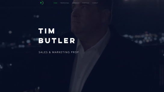 personal marketing website inspiration