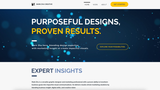 marketing design agency portfolio idea