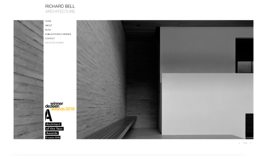 contemporary architecture portfolio example