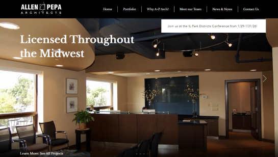architects website example