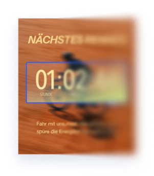 Wix-Eigenkomponente mit Countdown-Timer