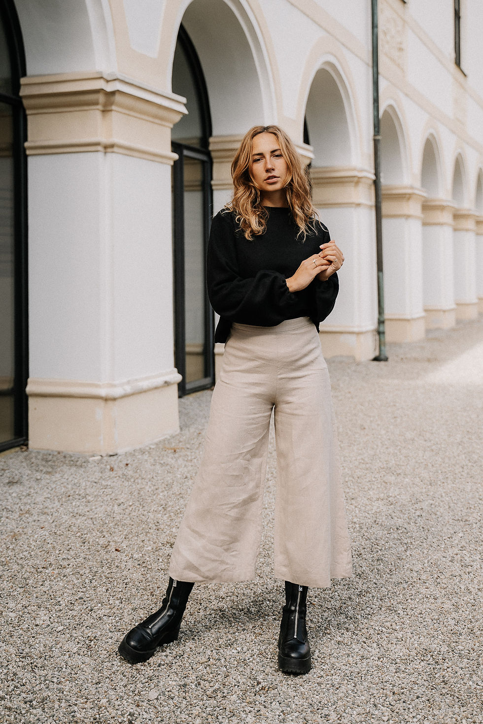 Miniaturbild: GLORIA Pullover | Schwarz | Wolle