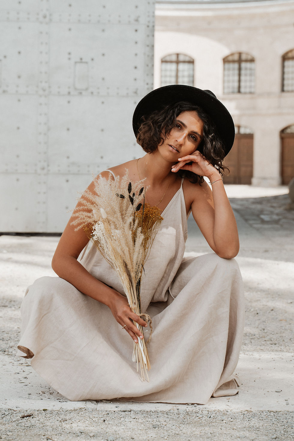 Miniaturbild: SOFIA Linen Dress | Natur