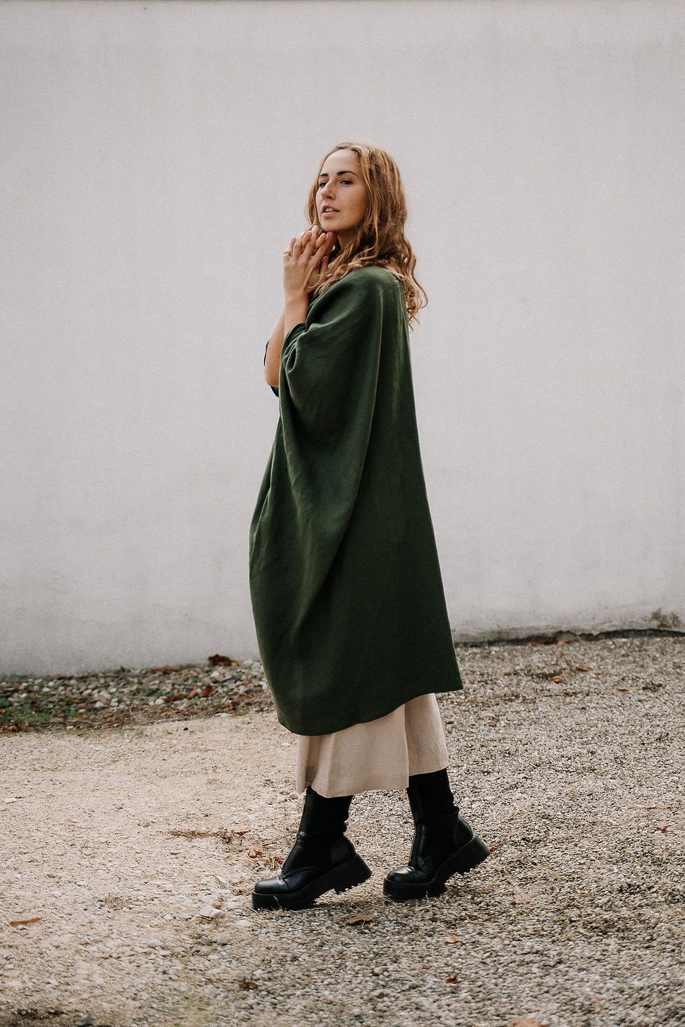 Miniaturbild: MILOU Leinen Cardigan | Grün