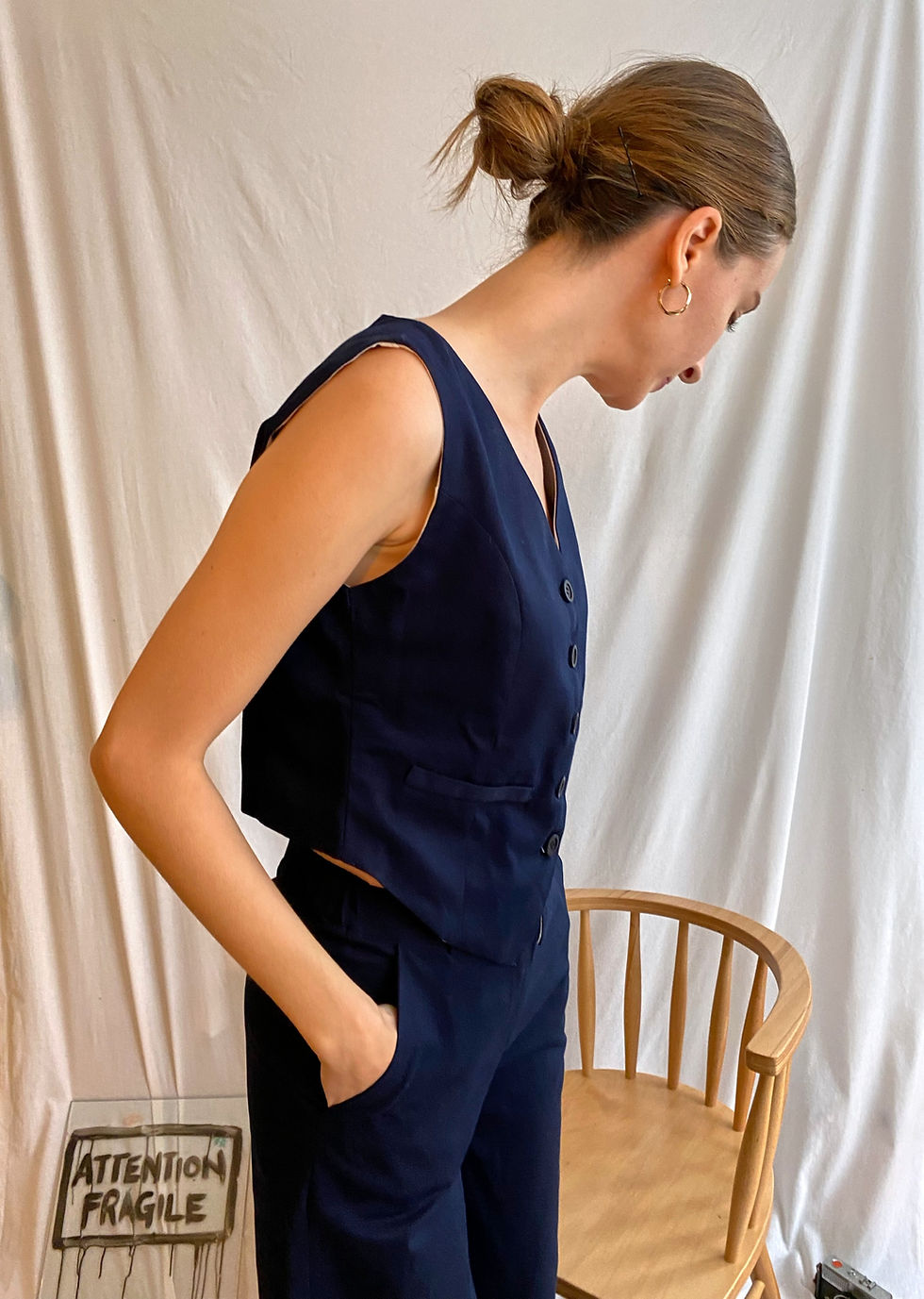 Thumbnail: Reversible Navy Vest