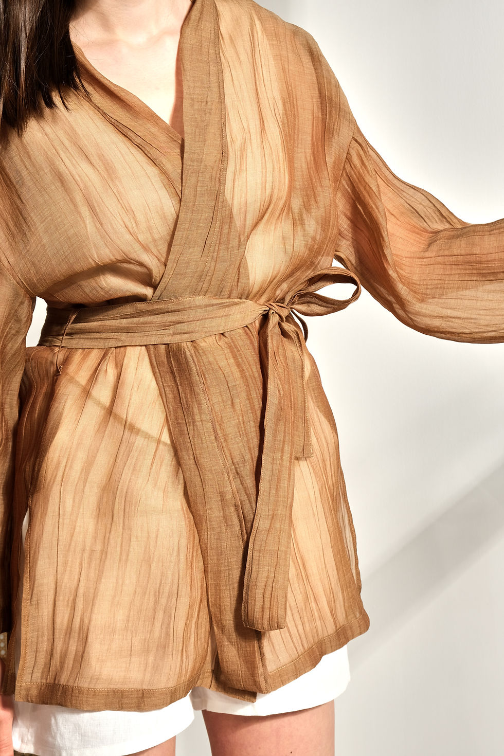 Küçük resim: Tarçın İpek Kimono