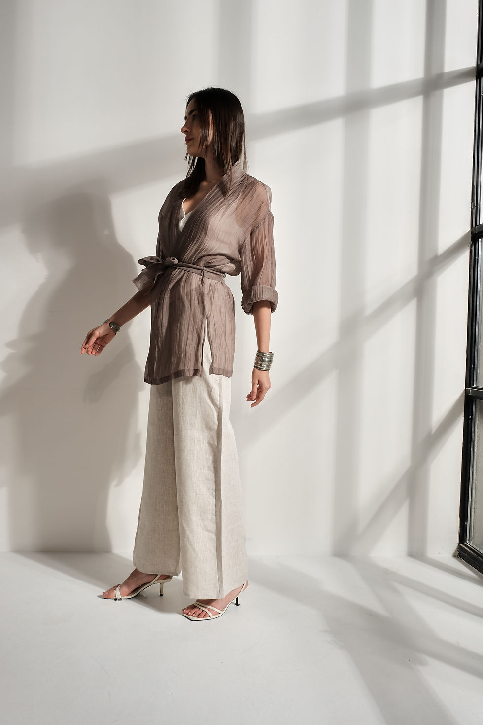 Thumbnail: Antrasit İpek Kimono