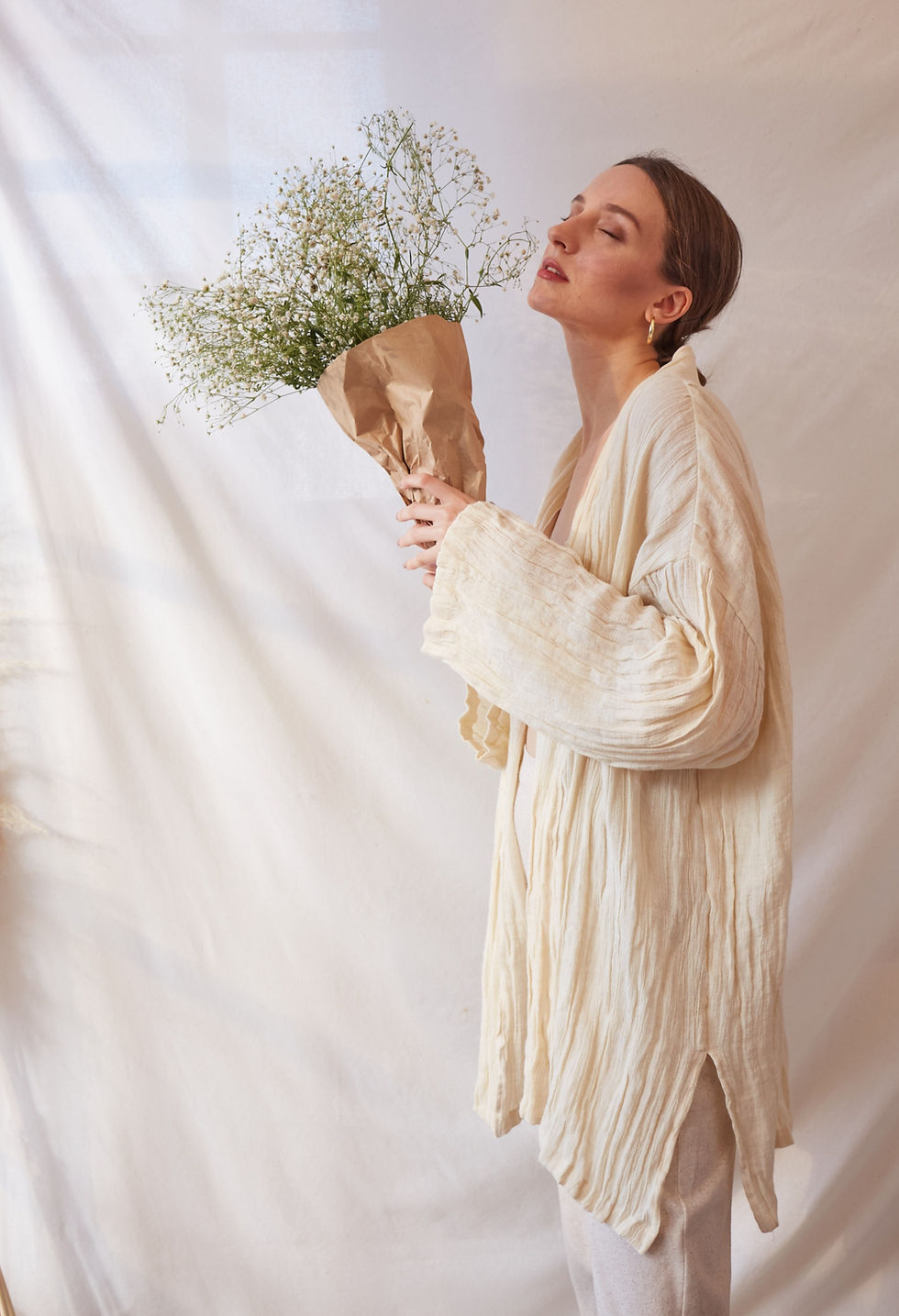 Thumbnail: Raw Linen Cardigan