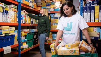 Deliveroo teams up with UK food bank charity to combat cost of living crunch