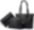 Handbags for Women Shoulder Bags Tote Satchel Hobo 3Pcs Purse Set