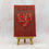 Thumbnail: Handmade card jeweled heart red background