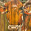 Thumbnail: Cow Painting on Reclaimed Barn Wood