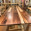 Thumbnail: Walnut & Maple Dining Room Table with Clear Finish