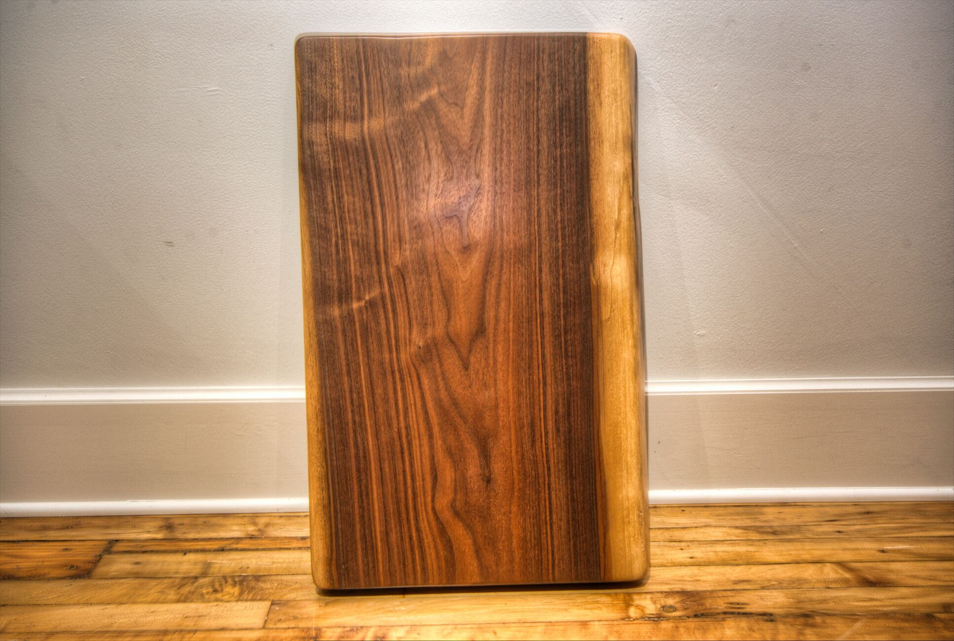 Walnut Slab with Clear Finish