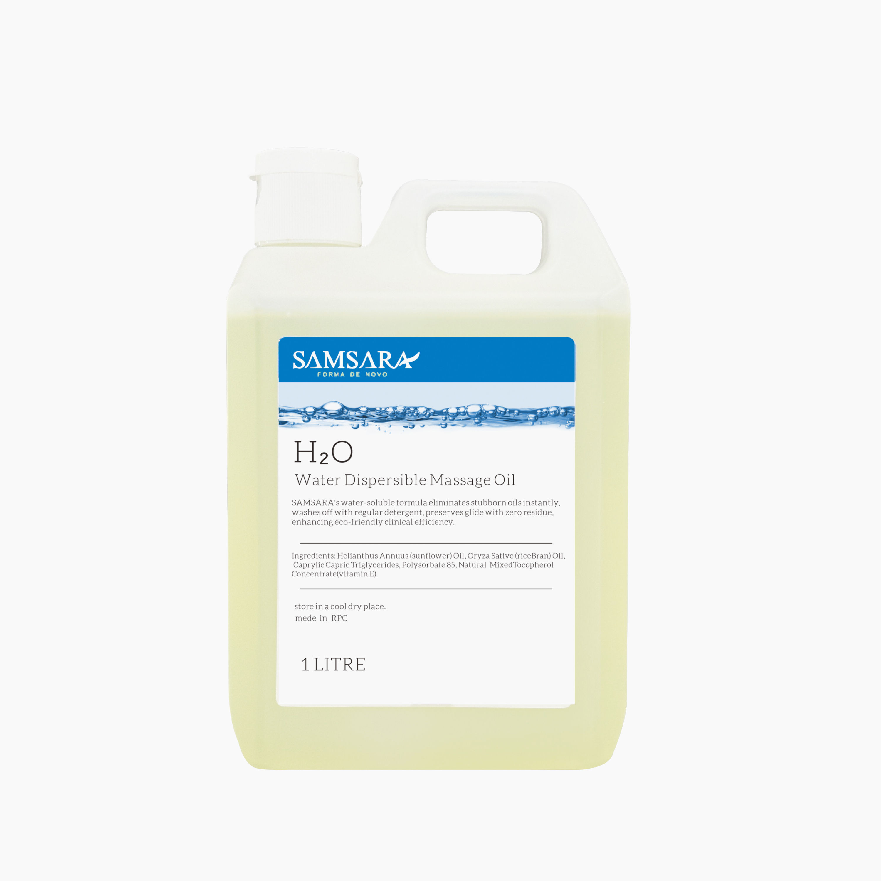 SAMSARA น้ำมันนวดสูตรน้ำ 1000มล. ไม่มีกลิ่น