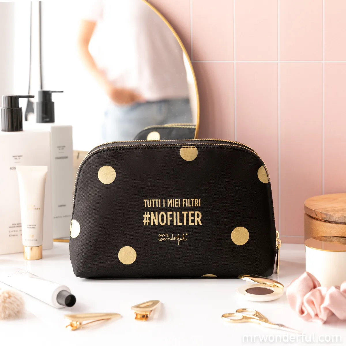 Beauty case Black&Gold