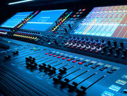 Professional multi-channel audio console used for clean event audio recording, mixing and post-production editing