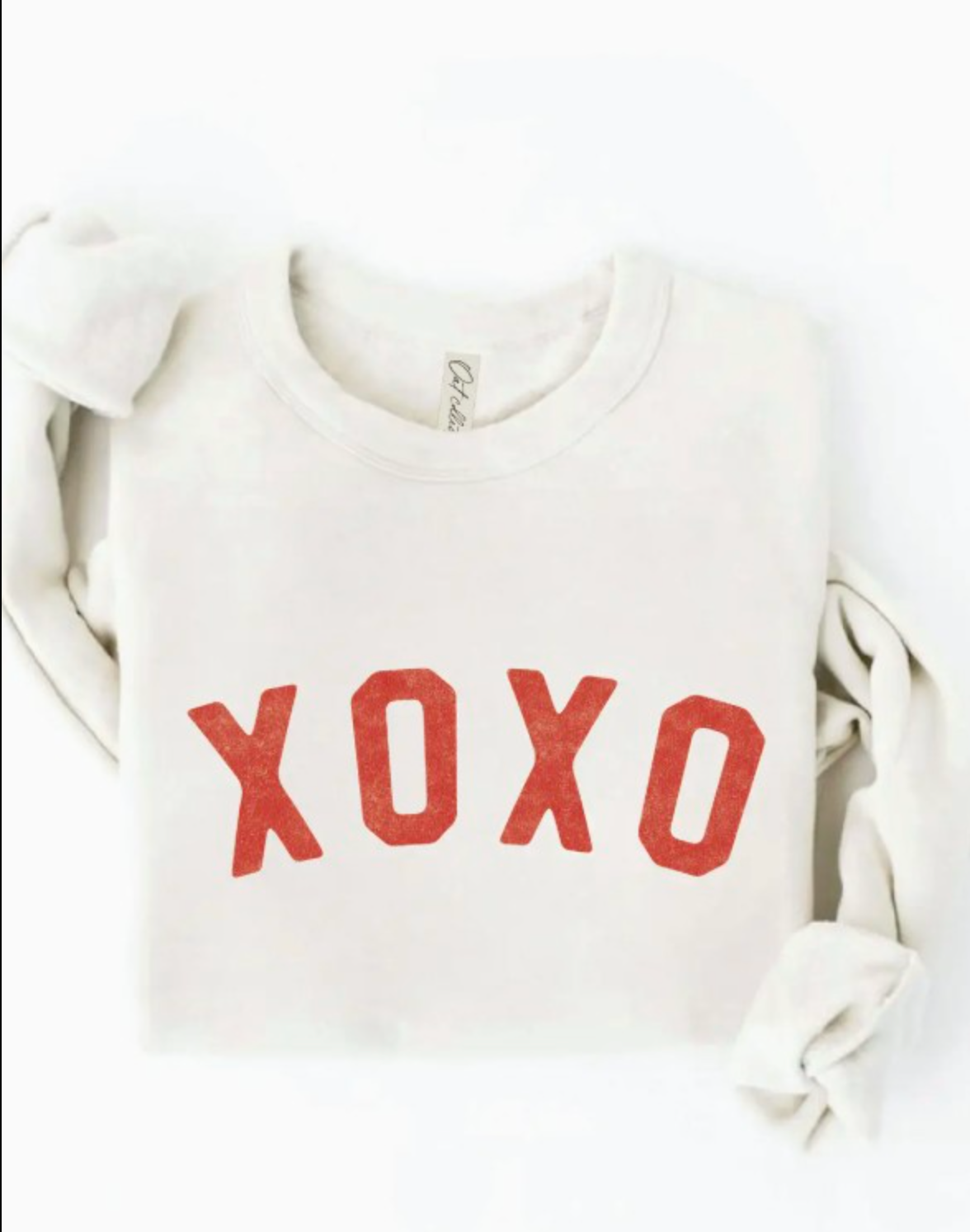 XOXO Valentine's Cozy Crewneck Sweatshirt