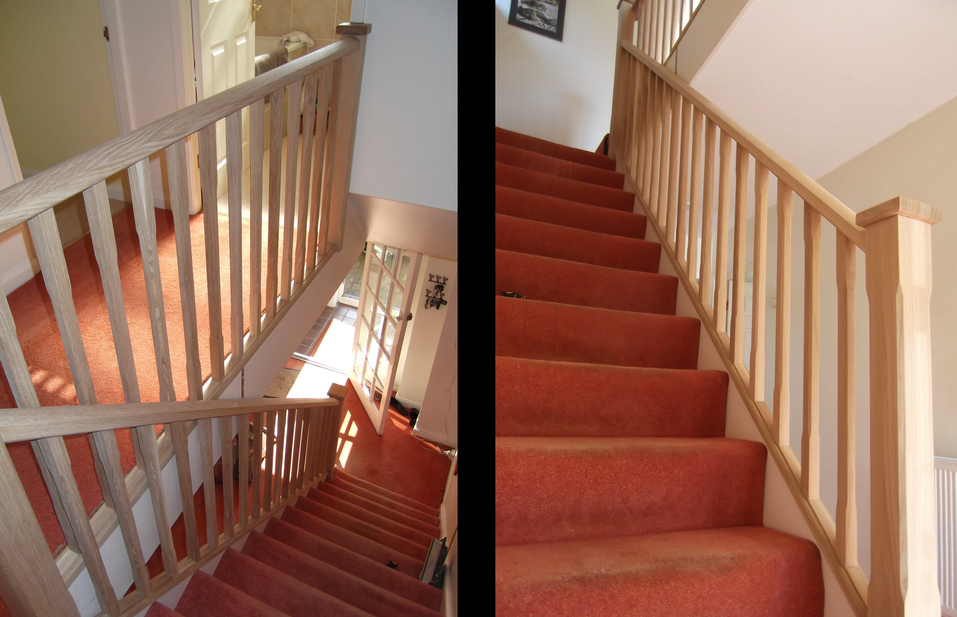 Oak stairs