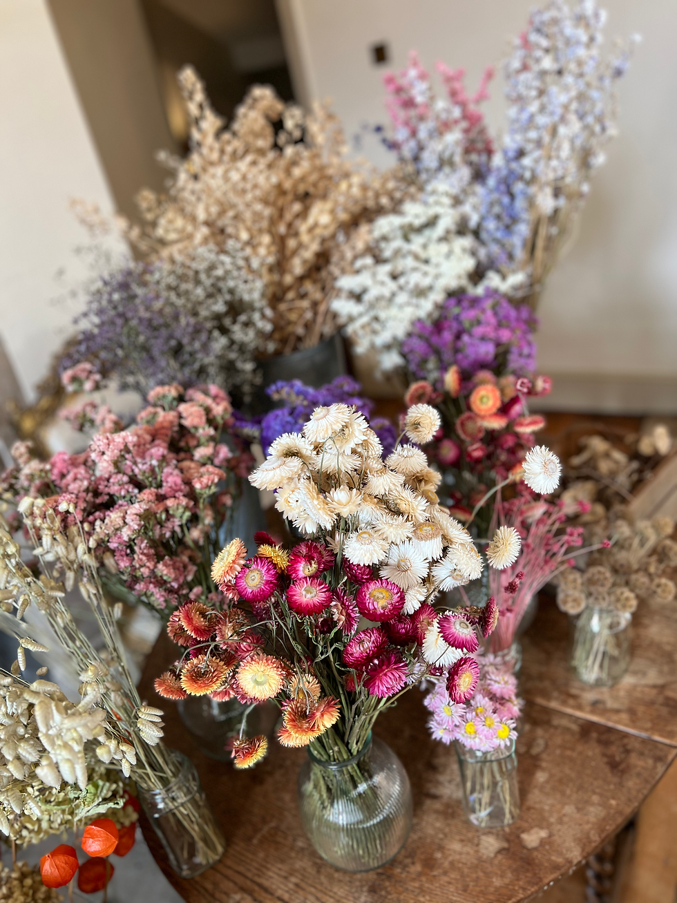 Everlasting Dried Flower Wreath Workshop with Afternoon Tea