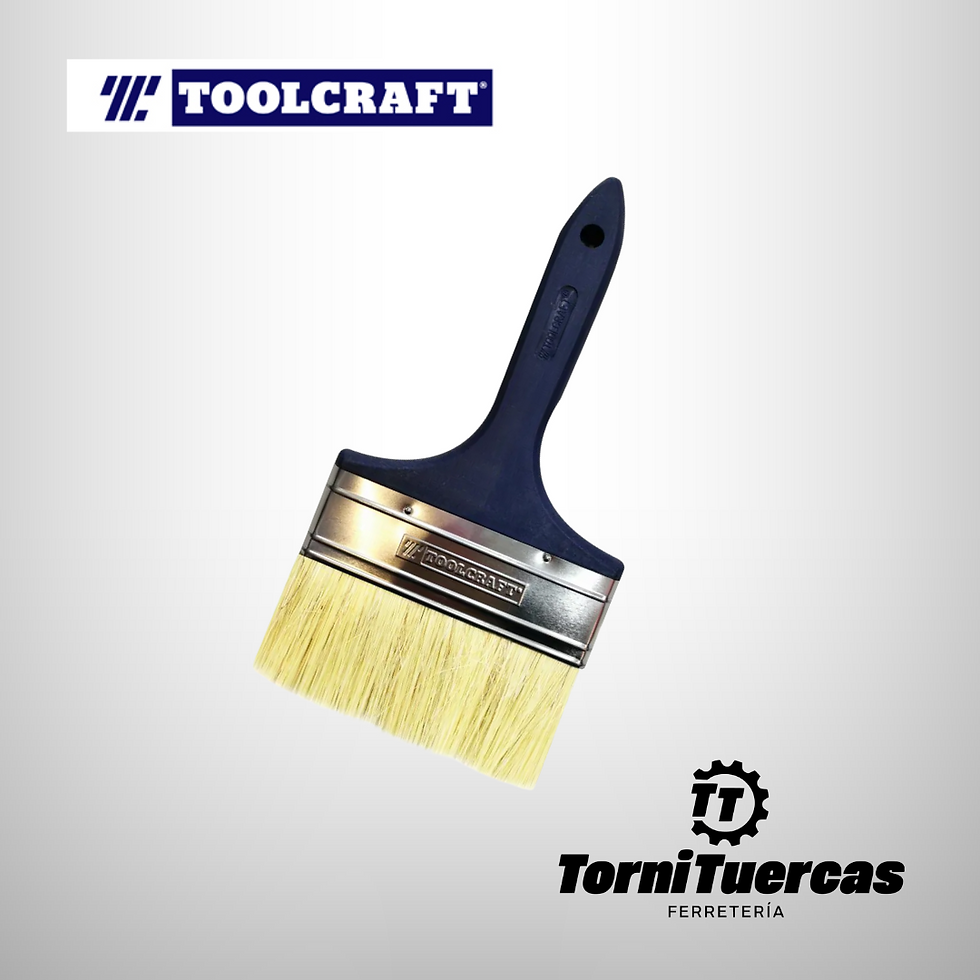 Brocha Mona 4 Pulgadas Mango Plástico Toolcraft TC9076