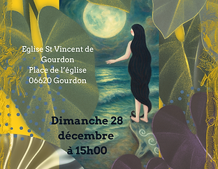 Spectacle en l'église de Gourdon pour les fêtes