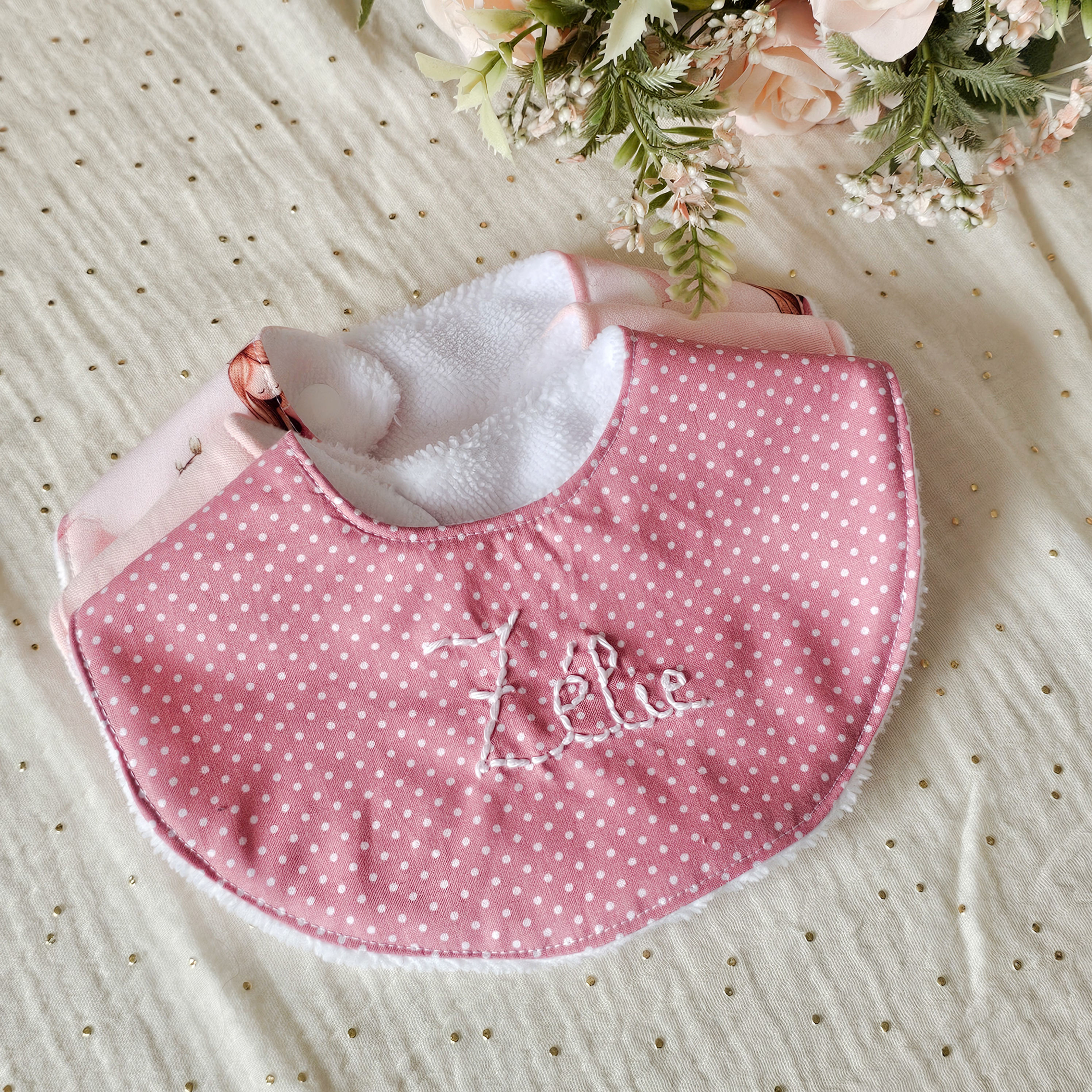 Trio de Bavoirs bébe "pucette"