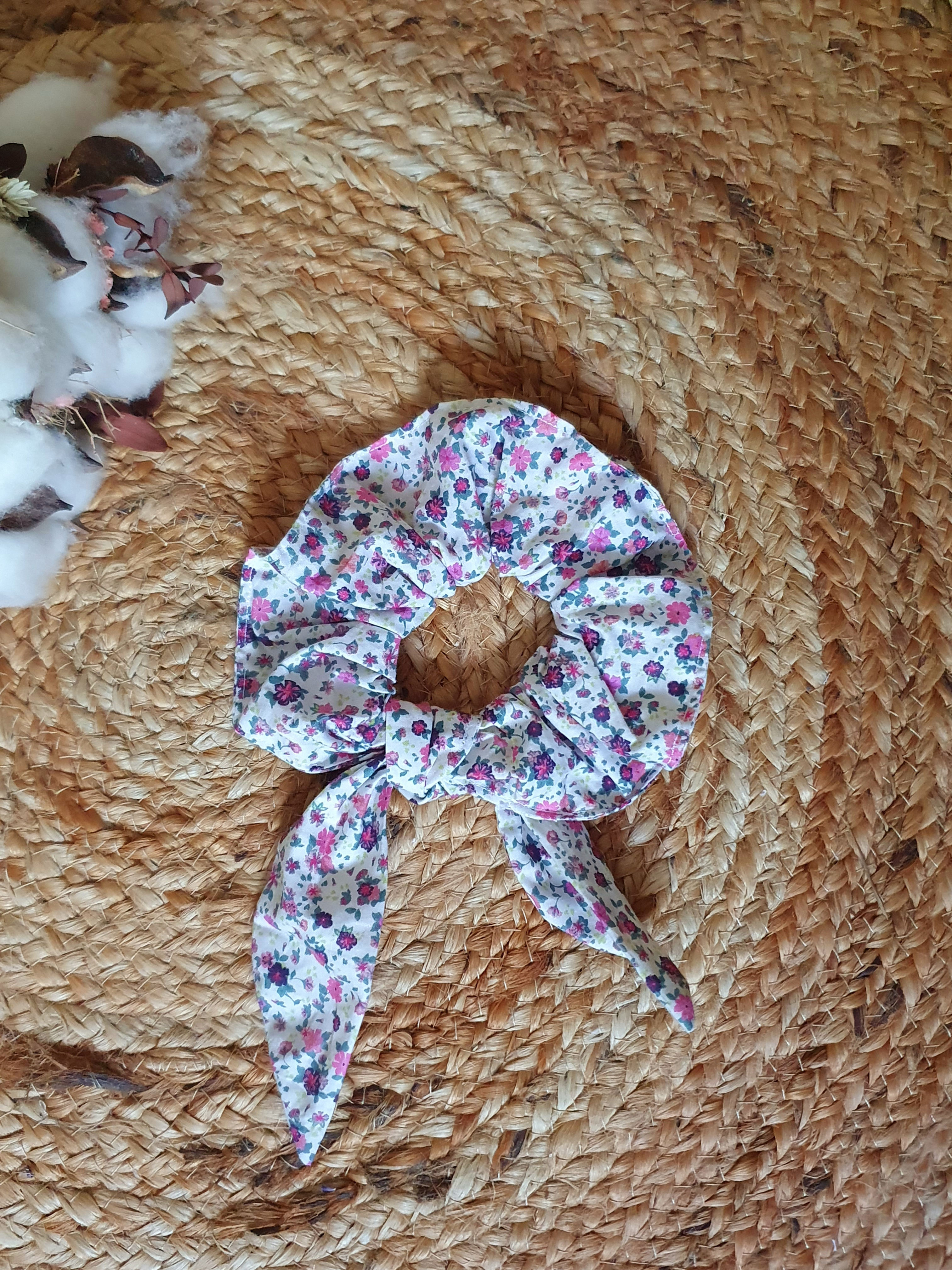 Chouchou amovible "Fleurs"