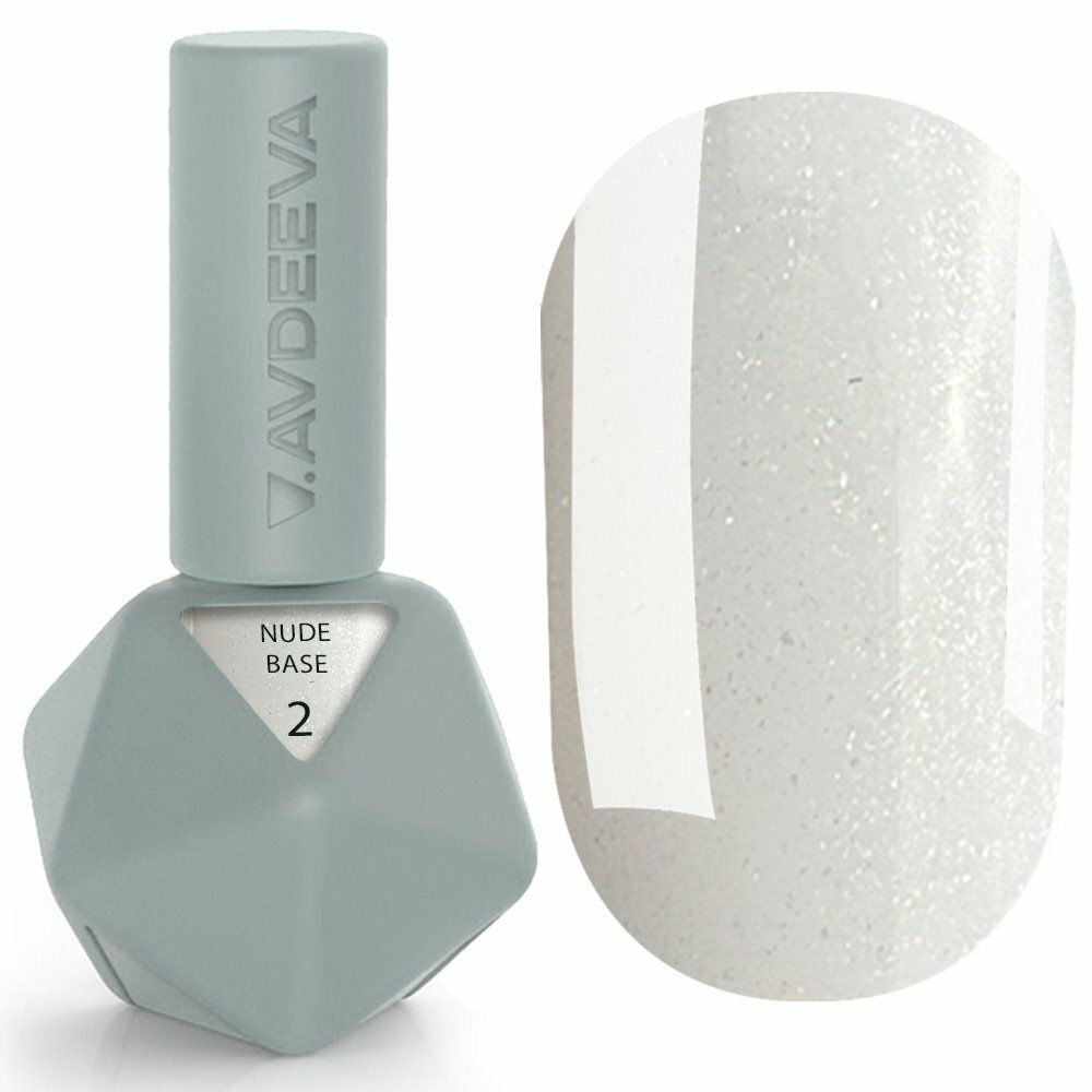 Nude Base 2 – Milky shade with shimmer 12ml HEMA & TPO FREE