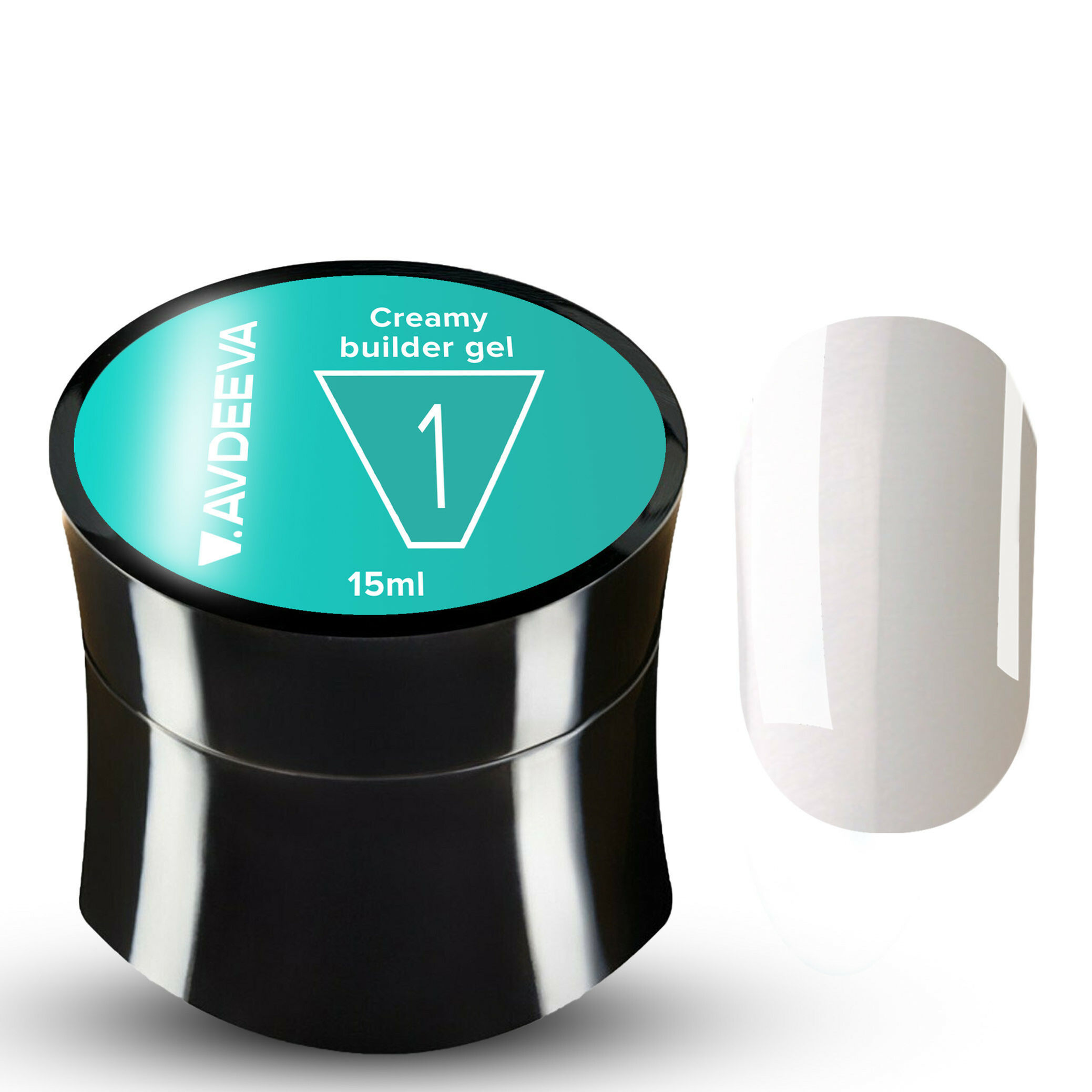 Creamy builder gel - #01 Transparent 15ml HEMA & TPO FREE